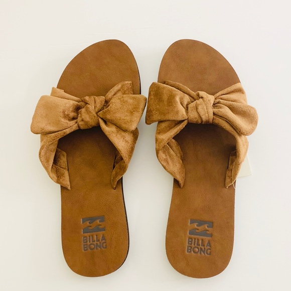Billabong Shoes - Billabong Pretty Bow Slides *Brand New*